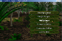 Jagged Alliance - Deadly Games (main menu)
