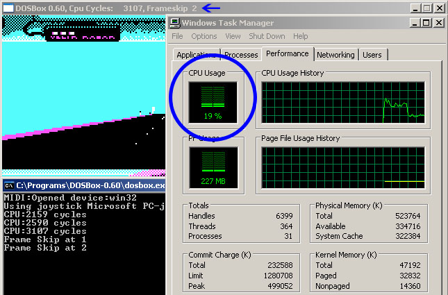 how to make dosbox full screen windows